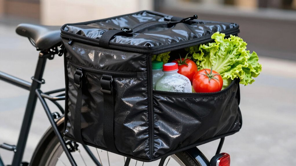 eco friendly insulated grocery panniers