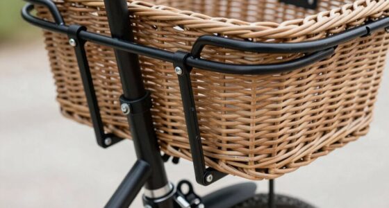 secure bike basket attachments