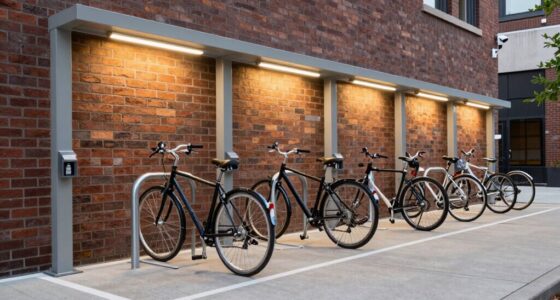secure well designed bike parking