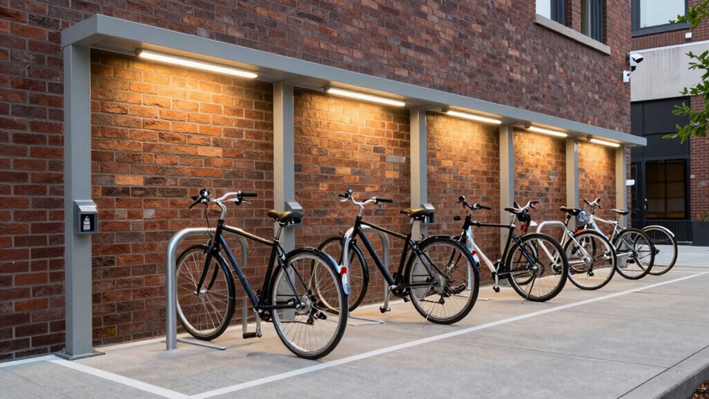 secure well designed bike parking