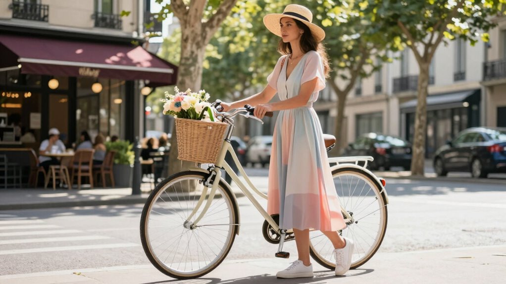 stylish comfort for cycling