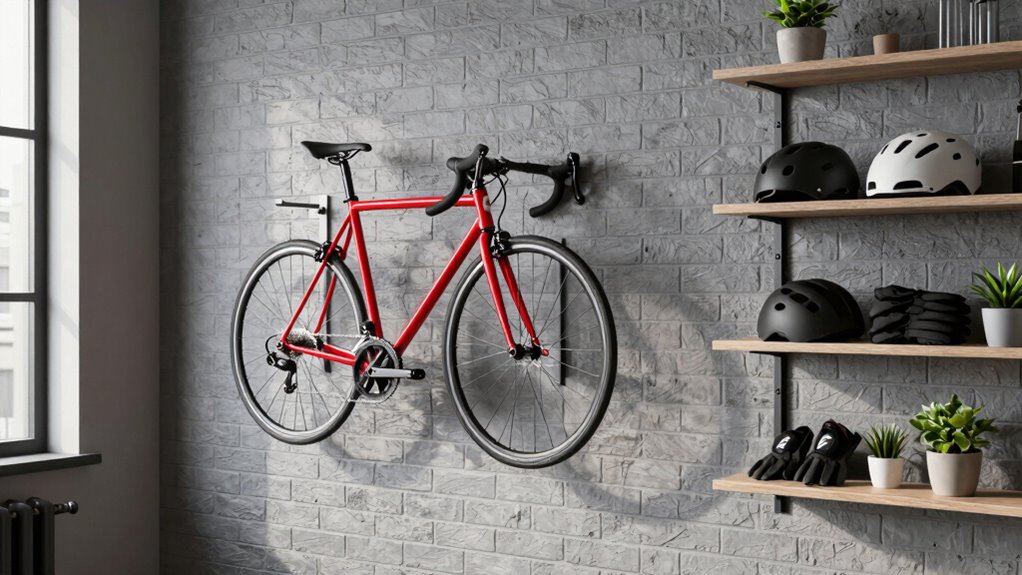 wall mounted bike storage solutions