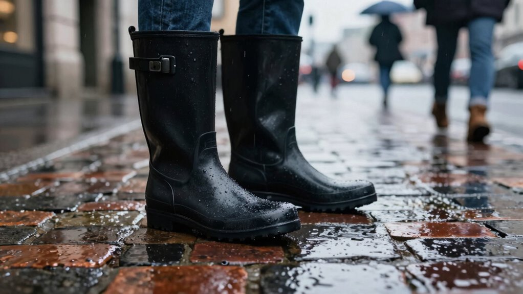 wear waterproof footwear