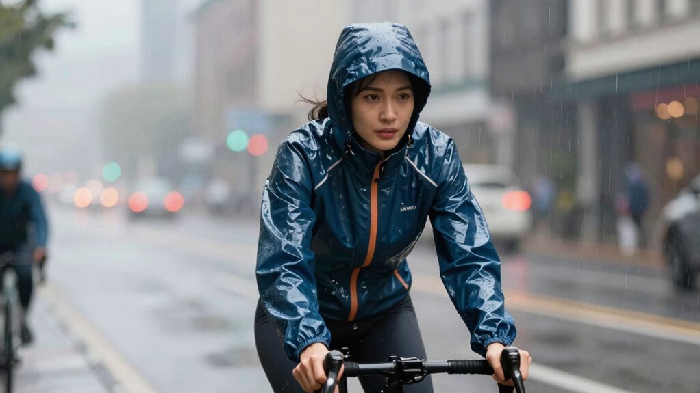 weatherproof breathable cycling jacket