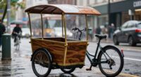 weatherproof cargo bike canopies