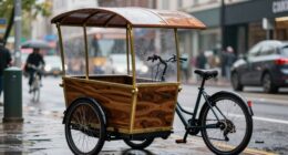 weatherproof cargo bike canopies