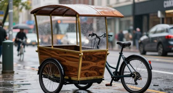 weatherproof cargo bike canopies