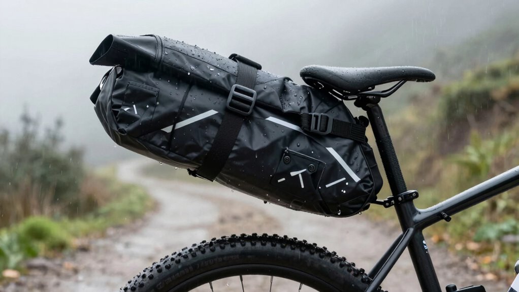 weatherproof spacious cycling bag