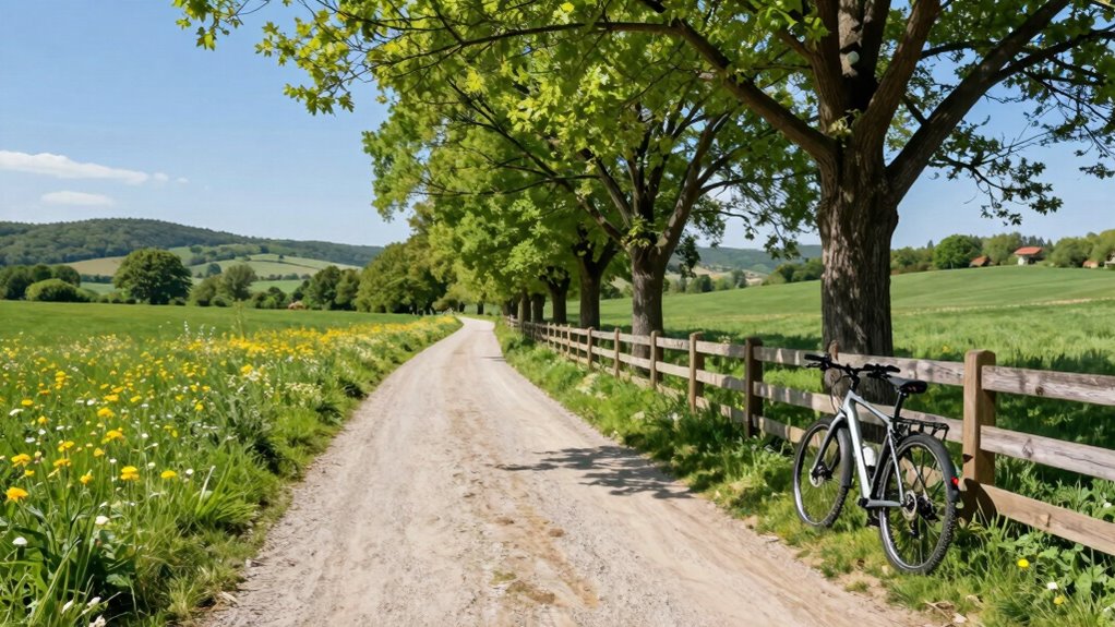 choose scenic safe cycling routes