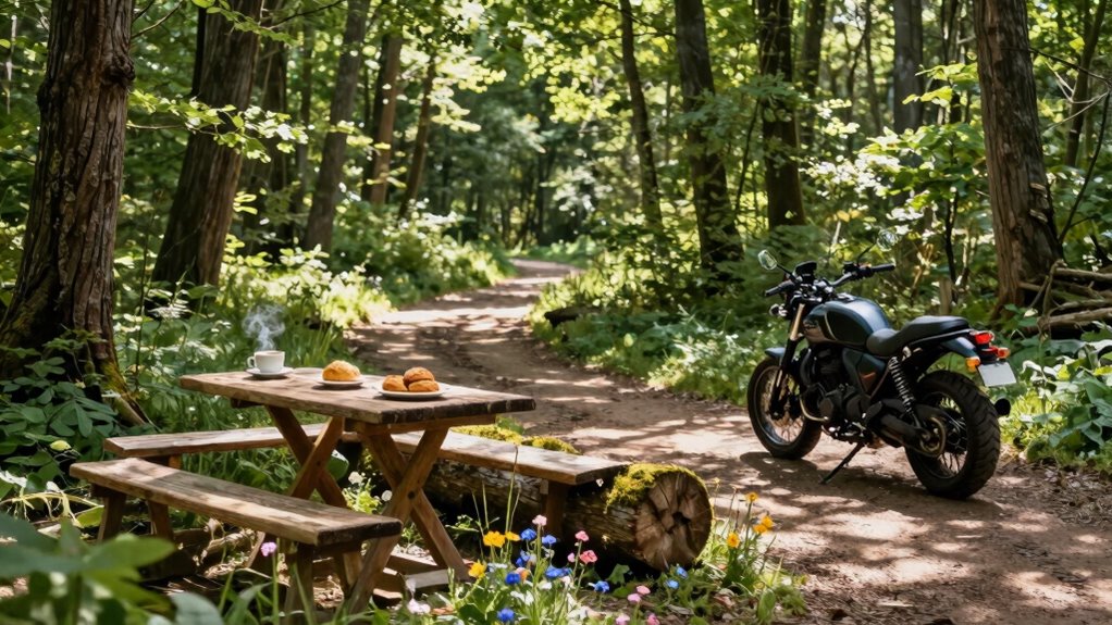coffee nature cycling escape