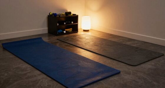 cycling mats and lighting