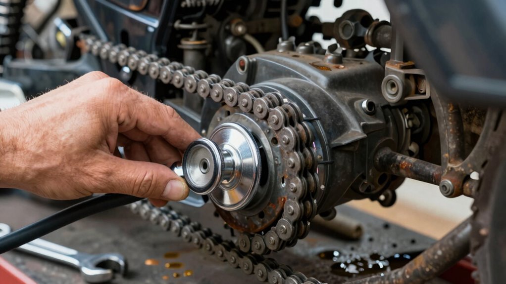 identifying dry drivetrain noise