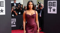 Teyana Taylor Wows in Bold Burgundy Gown at the 2026 BET Awards