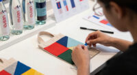 Evian Is Celebrating 200 Years With Limited-Edition Bottle Bags Designed By Three UK Artists