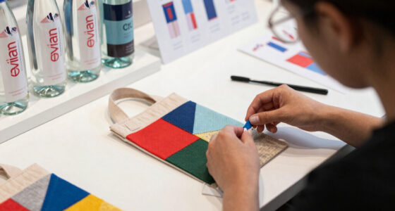 Evian Is Celebrating 200 Years With Limited-Edition Bottle Bags Designed By Three UK Artists