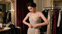 Zendaya Is Goddess-Like in This Sculpted, Beaded, Fantastic Schiaparelli Gown
