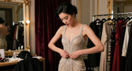 Zendaya Is Goddess-Like in This Sculpted, Beaded, Fantastic Schiaparelli Gown