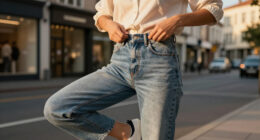 The Fall Basic That Makes High-Waisted Jeans Look 2026 Instead Of Dated