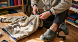 This Vibram Crocs Sneaker Secretly Flexes Patagonia-Level Fleece