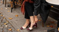 Two-Tone Heels Are The Playful Shoe Trend Your Fall Wardrobe Needs